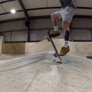Matthew Pritchard Instagram - Todays roll 🛹👊🏽

BS flip & FS flip over the hip at the best indoor park in the world @spitandsawdustskatepark . I’ve not done a FS flip for years but it felt good. Slowly but surely I’m trying to get this body of mine skate fit because summer is upon us and I wanna roll through it all. 

Big up @j1m0 & @gutowilliams for filming and the footage 👊🏽

#Skateboarding #SkatePark