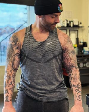 Matthew Santoro Instagram - 5 years, several sessions and dozens of tattoos, my sleeves are full. This ink represents a transformation for me. Very little of who I was 10 years ago, 5 years ago, or even 3 years ago exists today. It’s wild how the vicissitudes and the crucible of life itself can irrevocably change who you are as a human being. But in the end we are spiritual beings having a human experience. And throughout all the ups and downs I’ve learned so much about life, the world, and most importantly myself. I wouldn’t change any aspect of my journey for anything. Because it’s my story, and it made me the man I am today.