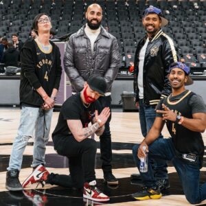 Matthew Santoro Instagram - Photo dump from a big night 👀 #courtside 📸: @nelcam