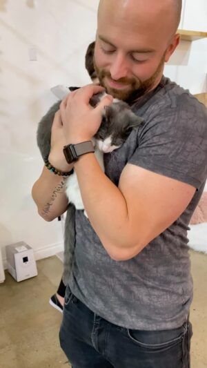 Matthew Santoro Instagram - 4 years ago today I adopted my babies @nedandsansa! They were street kitties and were lost, sick and hungry. They were litter mates when I got them from @crumbs_whiskers and the @straycatalliance. I was allergic to cats at the time, had only ever owned dogs, and had no idea what was I was doing. Little did I know getting my babies would be one of the best decisions of my life. These two have brought me to so much joy it’s indescribable. They got me through some of the hardest times of my life. My promise to them today is the same as it was when I first got them. “I’ll take good care of you forever! Happy. Healthy. Safe. Always!” Happy Gotcha Day my furry children 😻😻 PS: if you’re thinking of getting an animal, please adopt! There are so many beautiful creatures out there waiting for a good home ❤️ 
#cat #catlover #catlife #catlovers #cats_of_world #catlove #cats_of_instagram #instacat #catphoto #catloversclub #cats