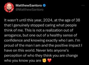 Matthew Santoro Instagram - And so it is. 🫱🏻‍🫲🏾