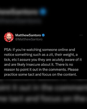 Matthew Santoro Instagram - Common sense y'all.