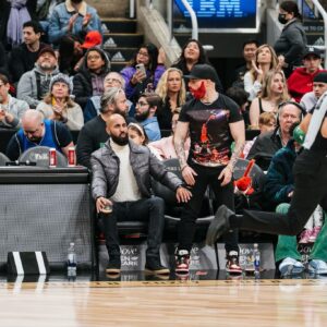 Matthew Santoro Instagram - Photo dump from a big night 👀 #courtside 📸: @nelcam