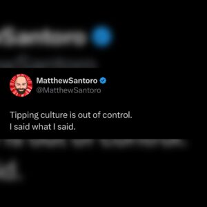 Matthew Santoro Instagram - I'm not paying you extra for flipping over an iPad. Sorry not sorry.