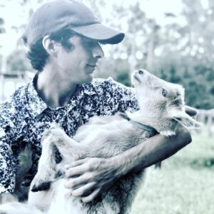 Matthew Underwood Instagram - A tiny goat.

A tiny goat who gives zero f***s about my kisses. #GoatsOfInstagram #KidGoat #Farmlife #SassyGoat #MatthewUnderwood #GiveMeKissesRightNowYouLittleRascal