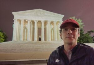 Matthew Underwood Instagram - Spent the week in DC and finally got to check out the monuments at Midnight on my last night in town. I gotta admit though, it was incredibly surreal to have the Lincoln Memorial all to myself for a while.

I don’t think awe-inspiring is even capable of describing the experience of soaking in the writing on the walls from the minds that shaped this oft challenged social experiment I call my home. I found myself with jaw agape on many occasions admiring the truly massive works of art and engineering. 

Standing there all alone in that silent chamber, I was reminded how difficult this experiment has been, and how so many of our struggles have stemmed from and provided for the expansion of the definition of Equality for All. We have much growth in our future, and many struggles just like these geezers went through to get us here. But with each step we inch closer to those truths we’ve held self-evident since this party got started over 200 years ago.