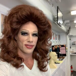 Matthew Wilkas Instagram - Meet “Daphne”, Officer Patrick’s GORGEOUS alter ego. @ajandthequeen now streaming on @netflix