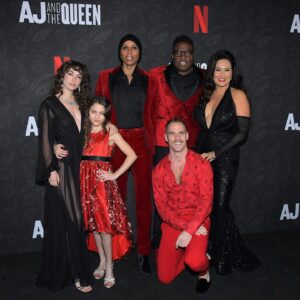 Matthew Wilkas Instagram - @ajandthequeen IS FINALLY OUT AND STREAMING ON @netflix Go watch it!! So WILDLY PROUD of this show and to be a part of this crazy talented family. This first pic is from our premiere last night and the second pic is from our final table read almost a year ago now! What a journey ❤️❤️❤️❤️