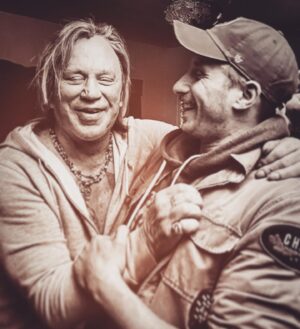 Matthias Schoenaerts Instagram - Truly one of a kind. Sincere, loyal, truthfull, raw, uncompromisable, funny, crazy, brutally tender and honest. Love and light brother. ✨ mickeyrourke