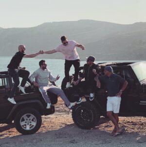 Matthias Schoenaerts Instagram - 2019.... seems ages ago. Creating memories with your close ones is all life is about. Back at it soon 💎 #cyclades @zakabeyahya @theartofchase @michael_r_roskam @marijan_arsovic
