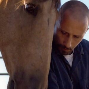 Matthias Schoenaerts Instagram - You are me. I am you.
@jasonmitchellactor  @gideonadlon @conniebritton  @j0shstewart  @lauredct #themustang #prisonreform