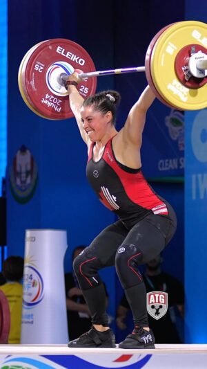 Maude Charron Instagram - @m_charron28 (59kg 🇨🇦) 106kg / 233lbs Snatch PR! #weightlifting #snatch