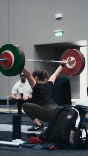Maude Charron Instagram - a #throwbackthursday to the World's Training Hall and a 120 kg Clean & Jerk from @m_charron28