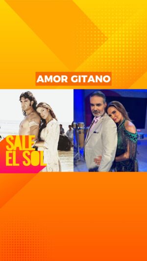 Mauricio Islas Instagram - ¡Qué bello recuerdo! 🤩🕺🏻💃🏻
¡@laseoaneoficial y @mauricioislas recrearon esta fotografía de la novela #AmorGitano del año 1999! ☀️📺 #SaleElSol