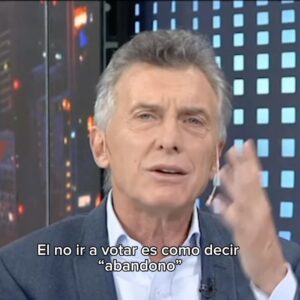 Mauricio Macri Instagram - Votar en blanco es negar la esperanza.