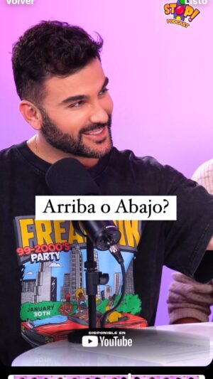 Mauricio Mejía Instagram - Arriba o Abajo? 
#StopPodcast #humor #amigos 
@pollitotropical @_shey_stitch @elcesardaniel