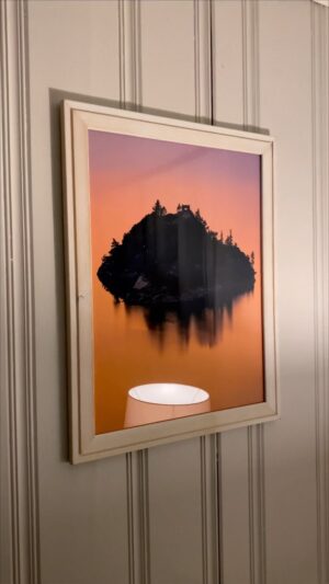 Mauricio Miguel Instagram - This is my 1st ever print. A special gift for my friends @marinabuenolabate and @rafael_labate . 
Now you guys have a piece of me and Lake Tahoe in your home.