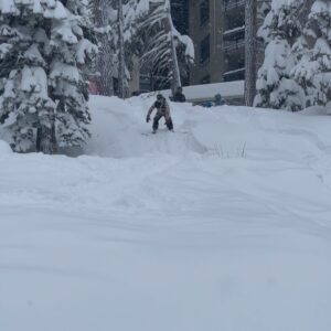 Mauricio Miguel Instagram - Crazy storm, mountain closed for the day, but give us some powder and we always can have some fun!