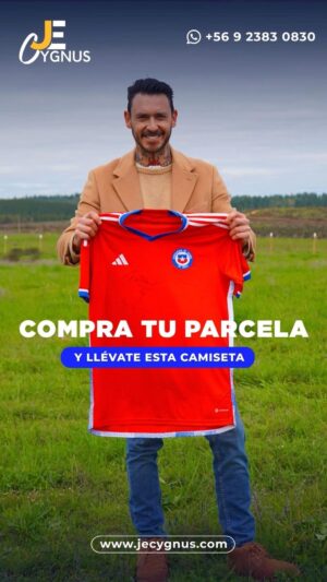 Mauricio Pinilla Instagram - Tenemos Promoción!!!

Compra tu parcela agrícola durante el mes de septiembre en cualquiera de nuestros proyectos y llévate sin concursos ni sorteos la camiseta de la Selección Chilena autografiada por Mauricio Pinilla.

Para más información de nuestros proyectos llámanos o visita nuestro sitio web y contacta a uno de nuestros ejecutivos.

teléfono:  56 9 2383 0830
mail: ventas@jecygnus.com

#parcelas #parcelaschile #terrenos #terrenosenventa #jecygnus @pinigol9