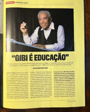 Mauricio de Sousa Instagram - Nesta semana estou nas páginas da revista Veja. Nas bancas e nas assinaturas. Aproveite e me conheça mais um pouco. Tem coisa que falo pela primeira vez.verifique!!