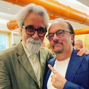 Maurizio Casagrande Instagram - Ieri gran bella serata tra amici con il mitico Peppe Vessicchio 😊