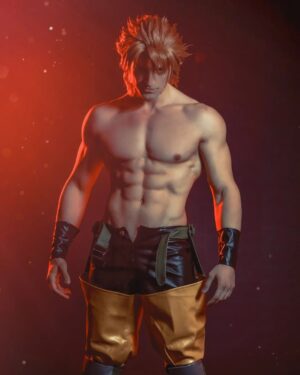 Maurizio Merluzzo Instagram - Mi sono ricordato di questo Cosplay di Dio Brando che feci tempo fa!

E voi ricordate quanto pane avete mangiato? 😈

Ph @haldebrand 
Cosplay @ambra_pazzani

Codice sconto PROZIS MERLUZZ10

#cosplay #diobrando #jojo #sponsoredbyprozis