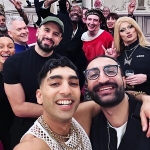 Mawaan Rizwan Instagram - Thank you Palladium that was insane 🤯🤘🏽 

Wearing @multiplexbydigbyjackson 
Photos by the amazing @zenhofer
Shoutout living legend #LennyHenry. Next stop #ComicRelief live show!