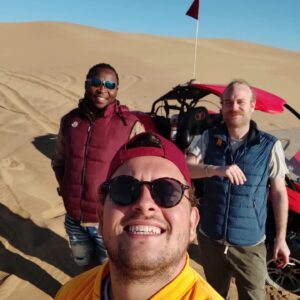 Max Bendo Instagram - Namibia port city walves bay wher the ocean meets the desart amazing