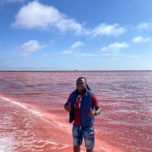 Max Bendo Instagram - Pink lake Namibia(Namibia da pembe gol)