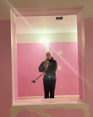 Max Joseph Instagram - This is a series I like to call Simon and I in the pink space #daschunds