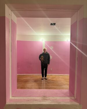 Max Joseph Instagram - This is a series I like to call Simon and I in the pink space #daschunds
