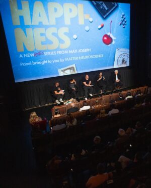 Max Joseph Instagram - WOW! What an exciting night of HAPPINESS at the New York premiere! My heart is so full (of dopamine and serotonin)! Thank you to @caseyneistat, @matterneuroscience, @metrograph, and everyone who came in support of HAPPINESS! 

📸: @callakessler 

#HAPPINESS #HappinessSeries  #HappinesstotheMax #PursuitofHappiness  #NewYork