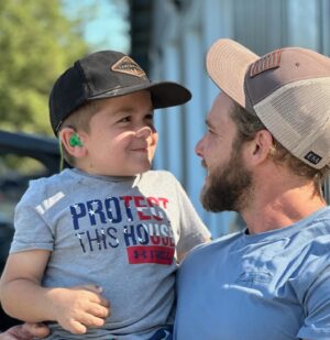 Max Thieriot Instagram - Father’s Day 2023 was incredibly special and a day I will always cherish. A perfect day of four wheelin and swimming with family and my friend here, Jett. At 5 years old he is so much stronger and far more courageous than I can even fathom. Shortly after birth, Jett was diagnosed with MPS 1 (hurler syndrome). He has gone through chemotherapy, bone marrow transplants, countless other surgeries, but through all of it has shown what it truly means to be a fighter. Even though he was still recovering from a recent surgery and unable to show me how he rides his dirt bike, his infectious laugh and amazing smile never ceased. Thanks for showing me what a real “fighter Jett” looks like buddy! Next time we will ride dirt bikes but then I think you need to ride in a fire engine! 🙏❤️ #mps1 #hurlersyndrome #findacure #fighterjett