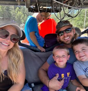Max Thieriot Instagram - Father’s Day 2023 was incredibly special and a day I will always cherish. A perfect day of four wheelin and swimming with family and my friend here, Jett. At 5 years old he is so much stronger and far more courageous than I can even fathom. Shortly after birth, Jett was diagnosed with MPS 1 (hurler syndrome). He has gone through chemotherapy, bone marrow transplants, countless other surgeries, but through all of it has shown what it truly means to be a fighter. Even though he was still recovering from a recent surgery and unable to show me how he rides his dirt bike, his infectious laugh and amazing smile never ceased. Thanks for showing me what a real “fighter Jett” looks like buddy! Next time we will ride dirt bikes but then I think you need to ride in a fire engine! 🙏❤️ #mps1 #hurlersyndrome #findacure #fighterjett