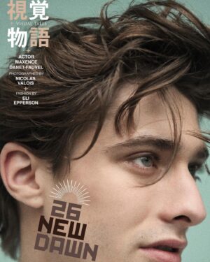 Maxence Danet-Fauvel Instagram - @visualtales cover shot by @nicolasvalois 
Hair by my little brother @simon_chossier 
Style by @twiggysplanet 

Out on the 9th 🌱