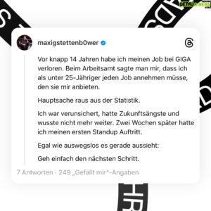 Maxi Gstettenbauer Instagram - Nur du entscheidest wann Schluss ist.