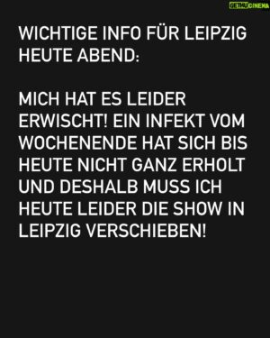 Maxi Gstettenbauer Instagram - Es hat mich erwischt 😢 wir suchen einen neuen Termin für Leipzig und holen das bald nach! Es tut mir aufrichtig leid, ich würde spielen wenn ich könnte. Habt trotzdem einen schönen Abend und hoffentlich sehen wir uns beim nachholtermin, den ich bald hier bekanntgebe