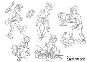 Maxime Mary Instagram - A bit more from @insidejob 
Here is Rand, and I really enjoyed playing with this guy! 

#insidejob #netflix #characterdesign #animation