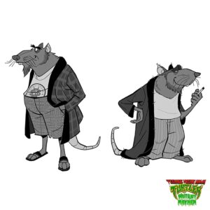 Maxime Mary Instagram - Hello ! Here is an early pass on Splinter, during the very beginning of the project. 
#tmnt #teenagemutantninjaturtles #mutantmayhem #characterdesign