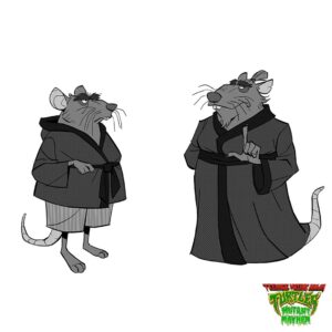 Maxime Mary Instagram - Hello ! Here is an early pass on Splinter, during the very beginning of the project. 
#tmnt #teenagemutantninjaturtles #mutantmayhem #characterdesign