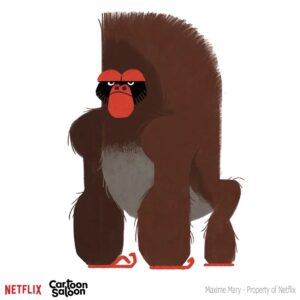 Maxime Mary Instagram - Here are some gorillas I did for ''My father's dragon''. I really enjoyed this part, trying some very different things.

#cartoonsaloon #netflix #conceptart #myfathersdragon #characterdesign #artistoninstagram