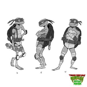 Maxime Mary Instagram - More early dev on the turtles ... Today, Michelangelo ! 
#teenagemutantninjaturtles #tmnt #mutantmayhem #characterdesign