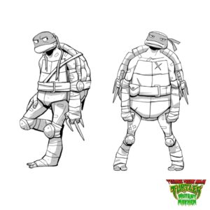 Maxime Mary Instagram - This time here are some researches on Raph. I had fun on this one, always angry and ready to fight. The last picture is a bit older but I really like it, we explored some outfits...

#tmnt
#teenagemutantninjaturtles #mutantmayhem #characterdesign