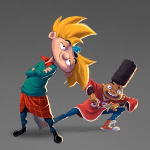 Maxime Mary Instagram - Hi ! This October I was asked by Nickelodeon to create a Fanart of one of their shows, but in the TMNT art style. 
Here is my pass on one of my favorite shows ever, Hey Arnold!
The illustration has since been posted on their networks, but here is the original version with a simple background.
Hope you'll like it🙂

#heyarnold
#heyarnoldfanart #nickelodeon #characterdesign #illustration #artistoninstagram #sketchoftheday