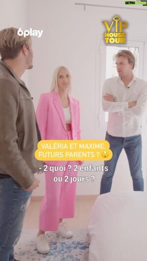 Maxime Merkouchenko Instagram - “On va mettre un petit berceau” 🥰 
@sapfira_vh et @merkouchenko présentent à Nicolo la chambre de leur futur enfant 👶 
🏡 “VIP House Tour”, nouvelle saison inédite, présenté par @nicolo_federico_ferrari dès maintenant sur @6play