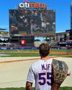 Maxwell Friedman Instagram - This week @AEW comes to Arthur Ash where I’ll successfully defend my title but enough about me - let’s play ball!