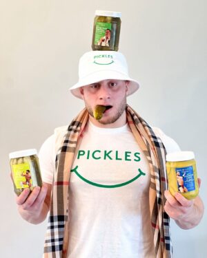 Maxwell Friedman Instagram - COLLECTIBLE MJF PICKLE JARS ARE OPEN FOR PRE-ORDER! 🤼🥒

Limited supply available, order will you can! 

The best news? 3 lucky winners will receive an MJF plaid ticket in their package. This ticket is redeemable for 3 personally signed MJF collectible jars.

To qualify, purchase at least 1 collectible jar and follow @the_mjf and @kaylinandkaylin on Instagram!

More details about the pre-order:
🥒 Limited supply available
🥒Jars will ship sometime between May 15 - June 30
🥒 Purchase through Kaylin   Kaylin’s website (linked in our bio)
🥒 Pickles included 🙃

#MJF #Wrestler #AEW #Kaylin #FarmersMarket #BestPickles #PicklesAreLife #KaylinAndKaylin #Pickles #PicklesOfInstagram #PickledCucumber #PickleAddict #PickleLover #TheGrove #Pickle #PickleLovers #PickleObsessed #KaylinAndKaylinPickles #PickleLove