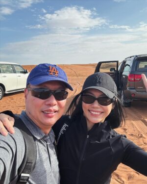 May Phua Instagram - I am better only when you are.
Thankful to the Universe for giving us the chance to try.

When Me becomes We.
#husbandandwife
