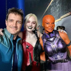 Mayling Ng Instagram - @thesuicidesquad 💣 
1 of the most fun days on set…who am I kidding they was all BOSS!🤩 🙌
#tdk #harleyquinn #mongal #dc 
#behindthescenes 🎬
@nathanfillion #margotrobbie @jamesgunn @maylingng