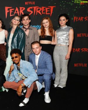 McCabe Slye Instagram - Last night was fright night - #fearstreet part 1: 1994 is out this Friday on @netflixfilm !